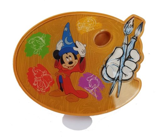 Disney Parks Ink & Paint Palette Mickey Mouse Fantasia Light Up Fridge Magnet