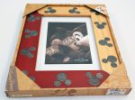 Disney-Parks-Mickey-Mouse-Two-Tone-Wood-Wooden-Metal-Photo-Frame-3626 Disney Parks Mickey Mouse Two Tone Wood Wooden Metal Photo Frame