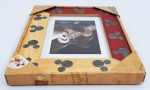 Disney-Parks-Mickey-Mouse-Two-Tone-Wood-Wooden-Metal-Photo-Frame-3746 Disney Parks Mickey Mouse Two Tone Wood Wooden Metal Photo Frame