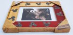 Disney-Parks-Mickey-Mouse-Two-Tone-Wood-Wooden-Metal-Photo-Frame-5042 Disney Parks Mickey Mouse Two Tone Wood Wooden Metal Photo Frame