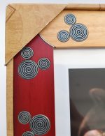 Disney-Parks-Mickey-Mouse-Two-Tone-Wood-Wooden-Metal-Photo-Frame-5549 Disney Parks Mickey Mouse Two Tone Wood Wooden Metal Photo Frame