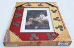 Disney-Parks-Mickey-Mouse-Two-Tone-Wood-Wooden-Metal-Photo-Frame-6178 Disney Parks Mickey Mouse Two Tone Wood Wooden Metal Photo Frame