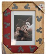 Disney-Parks-Mickey-Mouse-Two-Tone-Wood-Wooden-Metal-Photo-Frame-8725 Disney Parks Mickey Mouse Two Tone Wood Wooden Metal Photo Frame