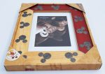 Disney-Parks-Mickey-Mouse-Two-Tone-Wood-Wooden-Metal-Photo-Frame-9124 Disney Parks Mickey Mouse Two Tone Wood Wooden Metal Photo Frame