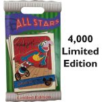 Disney Parks Muppets Gonzo Daredevil Trading Cards Pin Trading Badge