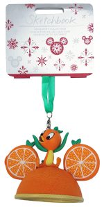 Disney Parks Orange Bird Ear Hat Hanging Christmas Tree Decoration Ornament Scented