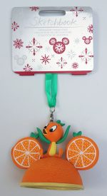 Disney Parks Orange Bird Ear Hat Hanging Christmas Tree Decoration Ornament Scented