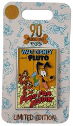 Disney-Parks-Pluto-Food-For-Feudin-Movie-Poster-90th-Anniversary-Pin-Trading-Badge-1516 Disney Parks Pluto Food For Feudin Movie Poster 90th Anniversary Pin Trading Badge