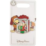 Disney-Parks-Toy-Story-Slinky-Dog-Tinny-Tin-Christmas-Pin-Trading-Badge-4736 Disney Parks Toy Story Slinky Dog & Tinny Tin Christmas Pin Trading Badge