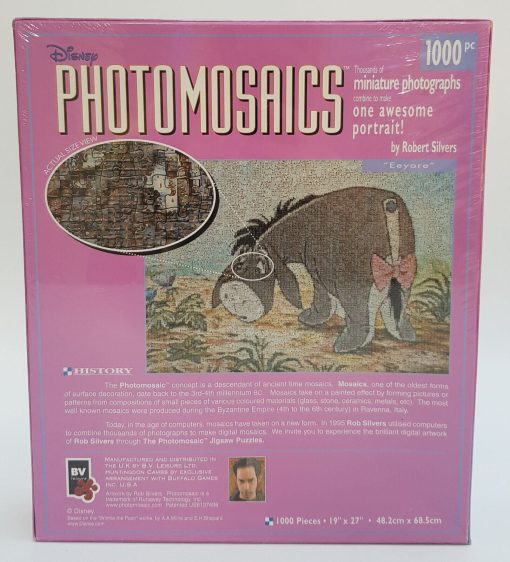 Disney Photomosaics Winnie The Pooh Eeyore 1000 Piece Jigsaw Puzzle ...