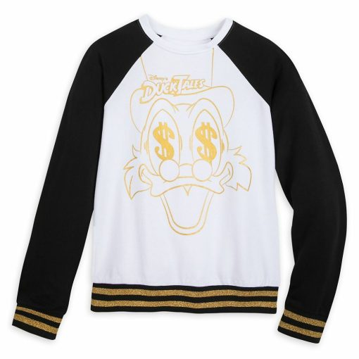 Disney-Store-Ducktales-Uncle-Scrooge-McDuck-Sweatshirt-Long-Sleeved-Womens-10-12-1992 Disney Store Ducktales Uncle Scrooge McDuck Sweatshirt Long Sleeved Womens 10 12