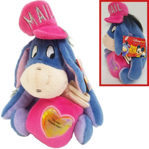 Disney Store Eeyore Postman Love Letter Musical Plush