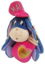 Disney Store Eeyore Postman Love Letter Musical Plush