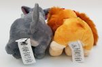 Disney Store Lady & The Tramp Eating Spaghetti Plush Soft Cuddly Toy Set