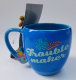 Disney Store Lilo & Stitch Face Trouble Maker Mug & Palm Tree Spoon Set
