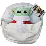 Disney Store Mandalorian Grogu Plush Holiday Cheer Christmas Soft Cuddly Toy
