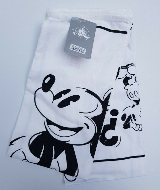 Disney Store Mickey Mouse Black & White Sketch 2 Tea Towels