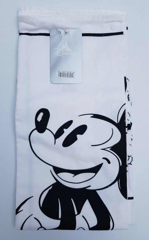 Disney Store Mickey Mouse Black & White Sketch 2 Tea Towels