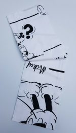 Disney Store Mickey Mouse Black & White Sketch 2 Tea Towels