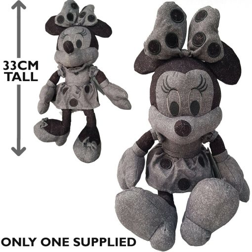 Disney-Store-Minnie-Mouse-Denim-Style-Plush-Soft-Toy-5891 Disney Store Minnie Mouse Denim Style Plush Soft Toy
