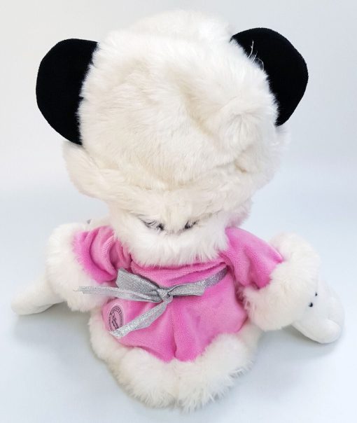 Disney Store Minnie Mouse Stamped Ice Skating Plush Soft Cuddly Toy