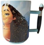Disney Store Moana Hei Hei Pua Mug With Paintbrush Handle