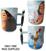 Disney Store Moana Hei Hei Pua Mug With Paintbrush Handle