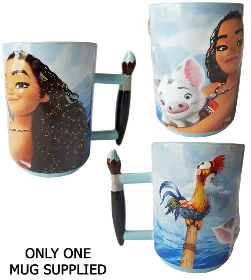Disney Store Moana Hei Hei Pua Mug With Paintbrush Handle