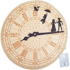 Disney Store Peter Pan 70th Anniversary Big Ben Clock Rug 52cm Diameter