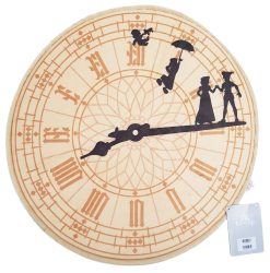 Disney Store Peter Pan 70th Anniversary Big Ben Clock Rug 52cm Diameter