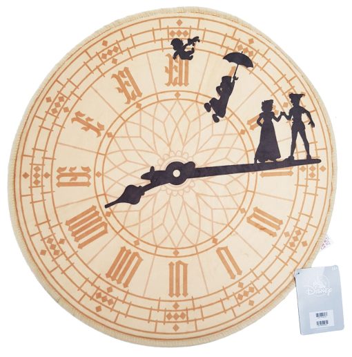 Disney Store Peter Pan 70th Anniversary Big Ben Clock Rug 52cm Diameter