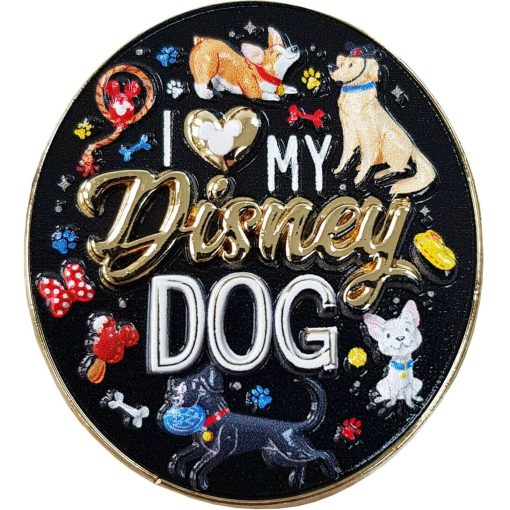 Disney-Store-Pets-Collection-I-Love-My-Dog-Pin-Trading-Badge-9491 Disney Store Pets Collection I Love My Dog Pin Trading Badge