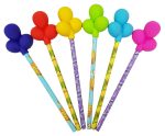 Disney Store Pixar Up Set Of 6 Pencils With Balloon Shaped Topper