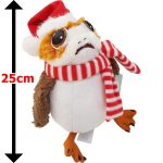 Disney Store Star Wars Porg Christmas Holiday Cheer Plush Soft Cuddly Toy Small