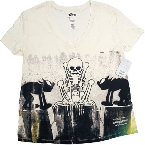 Disney-Store-The-Skeleton-Dance-Silly-Symphony-Ladies-T-Shirt-XL-X-Large-1240 Disney Store The Skeleton Dance Silly Symphony Ladies T-Shirt XL X-Large