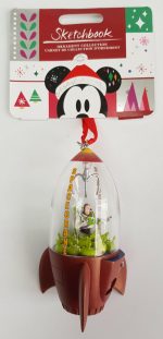 Disney Store Toy Story Buzz Lightyear Space Crane Christmas Tree Decoration