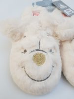 Disney Store Winnie The Pooh Cream Slip On Mules Slippers Adults