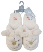 Disney Store Winnie The Pooh Cream Slip On Mules Slippers Adults
