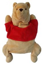 Disney Store Winnie The Pooh Hot Water Bottle Cover Stamped Soft Plush Cuddly