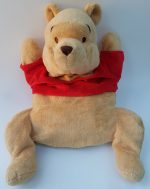 Disney Store Winnie The Pooh Hot Water Bottle Cover Stamped Soft Plush Cuddly