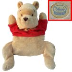Disney Store Winnie The Pooh Hot Water Bottle Cover Stamped Soft Plush Cuddly