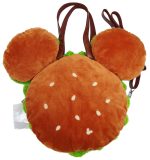 Disney Tokyo Resort Mickey Mouse Burger Plush Hand Bag With Shoulder