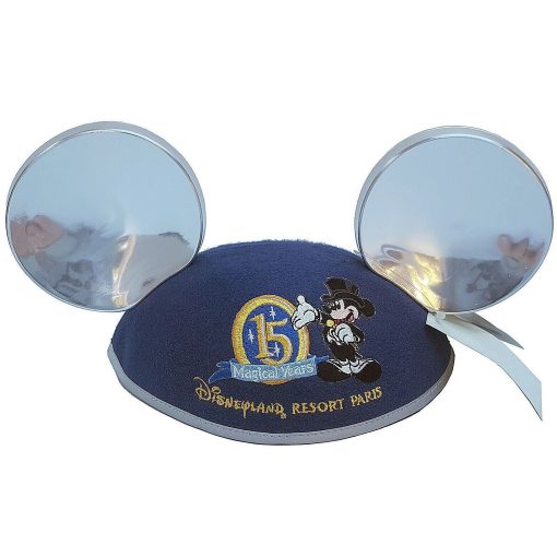 Disneyland Paris 15th Anniversary Ears Mickey Mouse Hat