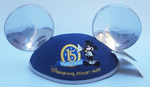 Disneyland Paris 15th Anniversary Ears Mickey Mouse Hat