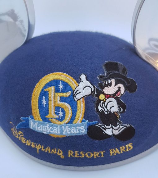 Disneyland Paris 15th Anniversary Ears Mickey Mouse Hat