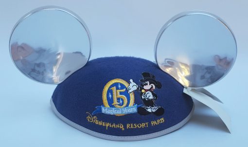 Disneyland Paris 15th Anniversary Ears Mickey Mouse Hat