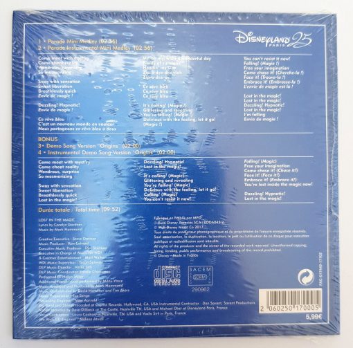 Disneyland Paris 25 Years Of Disney Stars On Parade Lost In The Magic Music CD