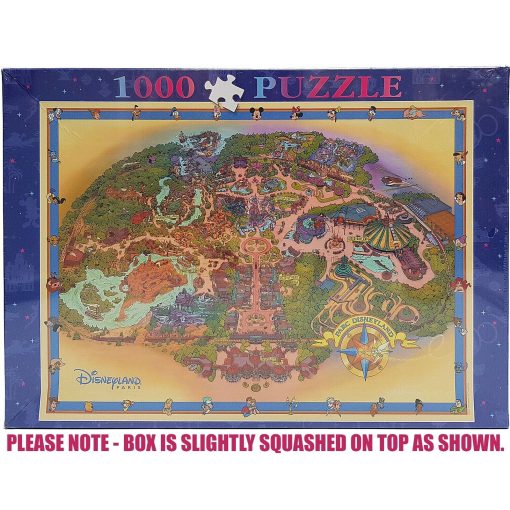 Disneyland Paris 30th Anniversary Park Map 1000 Piece Jigsaw Puzzle