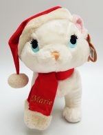 Disneyland Paris Aristocats Marie In Santa Hat Christmas Plush Cuddly Soft Toy