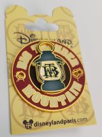 Disneyland Paris Big Thunder Mountain Lantern Logo Pin Trading Badge